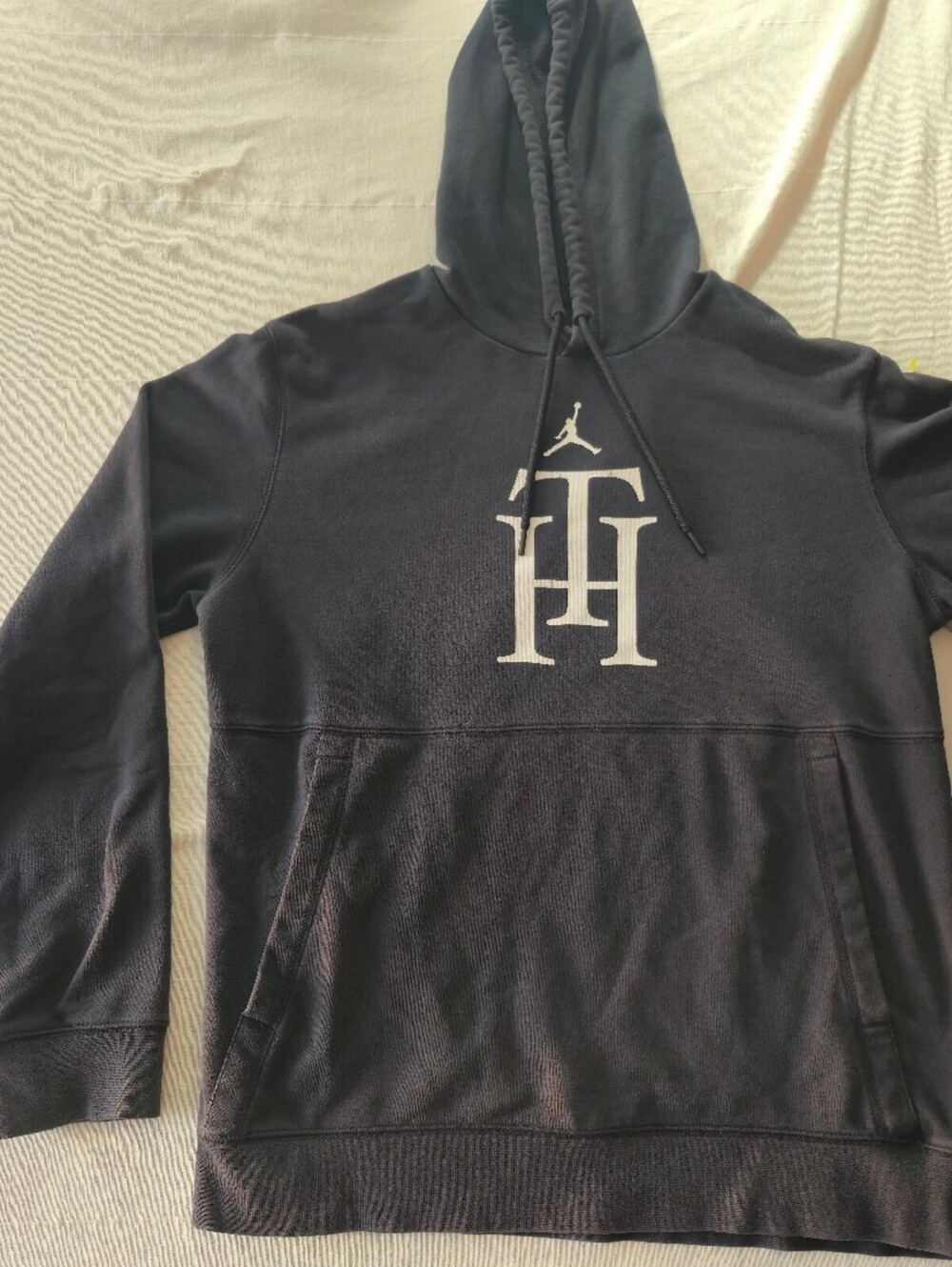 Jordan Black Pullover Hoodie with TH Logo